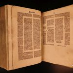 1486 Anton Koberger INCUNABULA Holy Bible Nuremberg Illustrated Lyra Commentary