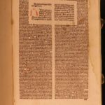 1486 Anton Koberger INCUNABULA Holy Bible Nuremberg Illustrated Lyra Commentary