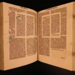1486 Anton Koberger INCUNABULA Holy Bible Nuremberg Illustrated Lyra Commentary