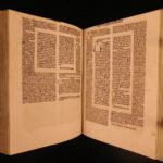 1486 Anton Koberger INCUNABULA Holy Bible Nuremberg Illustrated Lyra Commentary
