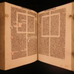 1486 Anton Koberger INCUNABULA Holy Bible Nuremberg Illustrated Lyra Commentary