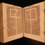 1486 Anton Koberger INCUNABULA Holy Bible Nuremberg Illustrated Lyra Commentary