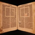 1486 Anton Koberger INCUNABULA Holy Bible Nuremberg Illustrated Lyra Commentary