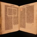 1486 Anton Koberger INCUNABULA Holy Bible Nuremberg Illustrated Lyra Commentary
