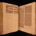 1486 Anton Koberger INCUNABULA Holy Bible Nuremberg Illustrated Lyra Commentary
