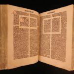 1486 Anton Koberger INCUNABULA Holy Bible Nuremberg Illustrated Lyra Commentary