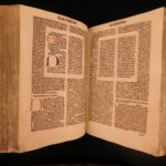 1486 Anton Koberger INCUNABULA Holy Bible Nuremberg Illustrated Lyra Commentary