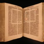1486 Anton Koberger INCUNABULA Holy Bible Nuremberg Illustrated Lyra Commentary