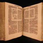 1486 Anton Koberger INCUNABULA Holy Bible Nuremberg Illustrated Lyra Commentary