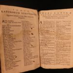 1684 Matthias Martinez 4 Language Dictionary Tetraglotton French Greek Belgian