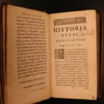 1662 Francis Bacon History of King Henry VII Queen Elizabeth Politics ELZEVIER