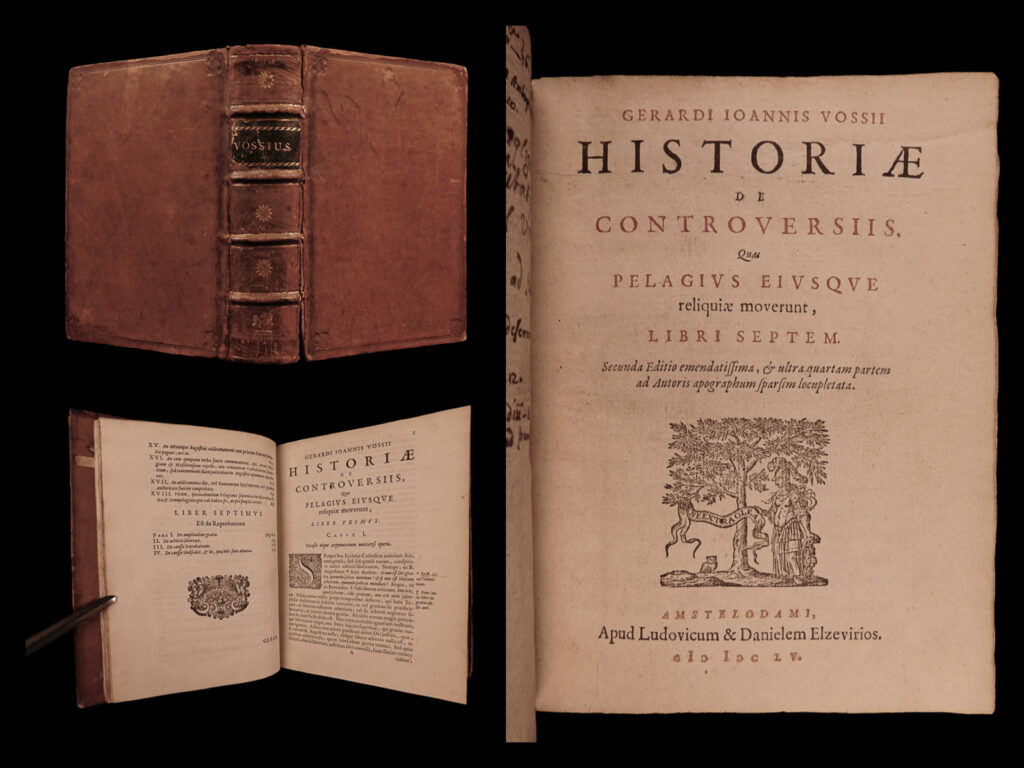 Historiae de controversiis quas pelagius. Gerardus vossius.