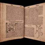 1531 1ed Petrus Crescentiis HERBAL + 1530 Cuba Kreuterbuch Woodcuts Agriculture