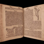 1531 1ed Petrus Crescentiis HERBAL + 1530 Cuba Kreuterbuch Woodcuts Agriculture