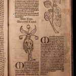 1531 1ed Petrus Crescentiis HERBAL + 1530 Cuba Kreuterbuch Woodcuts Agriculture
