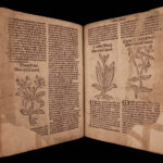 1531 1ed Petrus Crescentiis HERBAL + 1530 Cuba Kreuterbuch Woodcuts Agriculture