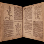 1531 1ed Petrus Crescentiis HERBAL + 1530 Cuba Kreuterbuch Woodcuts Agriculture