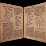 1531 1ed Petrus Crescentiis HERBAL + 1530 Cuba Kreuterbuch Woodcuts Agriculture