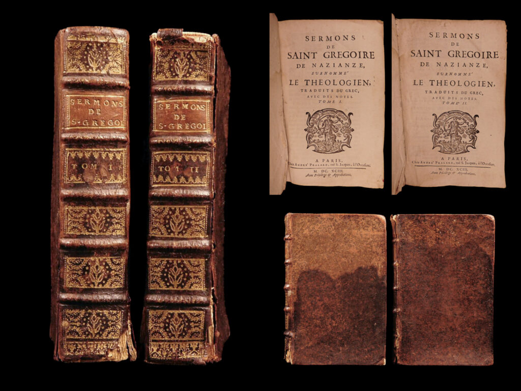 Sermons of saint gregoire. Gregoire of nazianz.