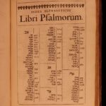 1664 Lyra Prophetica Davidis Victorinus Bythner Analysis of PSALMS Hebrew Bible