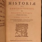 1655 1st Elzevier ed Vossius on Pelagianism Free Will Original Sin Pelagius