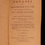 1793 Pallas Travels Through Russian Empire RUSSIA Asia Geography Zoology Lamarck