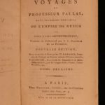 1793 Pallas Travels Through Russian Empire RUSSIA Asia Geography Zoology Lamarck