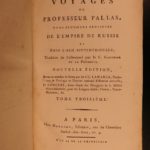 1793 Pallas Travels Through Russian Empire RUSSIA Asia Geography Zoology Lamarck