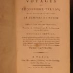 1793 Pallas Travels Through Russian Empire RUSSIA Asia Geography Zoology Lamarck