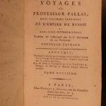 1793 Pallas Travels Through Russian Empire RUSSIA Asia Geography Zoology Lamarck