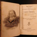 1820 Complete Works Bernardin Saint-Pierre Paul & Virginie French Philosophy 19v