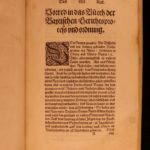 1588 Gerichtzordnung Bavarian LAW William IV Duke of Bavaria Bayern FOLIO