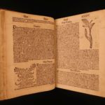 1531 1ed Petrus Crescentiis HERBAL + 1530 Cuba Kreuterbuch Woodcuts Agriculture