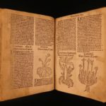 1531 1ed Petrus Crescentiis HERBAL + 1530 Cuba Kreuterbuch Woodcuts Agriculture