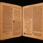 1531 1ed Petrus Crescentiis HERBAL + 1530 Cuba Kreuterbuch Woodcuts Agriculture