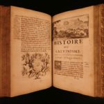 1682 1st ed History of Calvinism John Calvin Huguenot Reformation Martin Luther