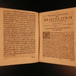 1649 Hermann Corning Origins of German SAXON Law Politics Philosophy Charlemagne