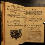 1698 Samuel Styrk on Feudalism Holy Roman Empire & German LAW Latin Juris