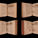 1688 Amelot BIBLE French New Testament Illustrated Holy Land Map Port Royal 3v