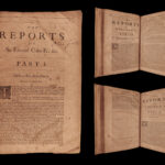 1680 Edward Coke Reports ENGLISH LAW Judicial Court Cases England HUGE FOLIO