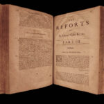 1680 Edward Coke Reports ENGLISH LAW Judicial Court Cases England HUGE FOLIO