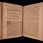 1680 Edward Coke Reports ENGLISH LAW Judicial Court Cases England HUGE FOLIO