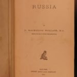 1877 1ed Russia by Wallace Railroads Orthodox Socialism Crimean War MAPS Teuton