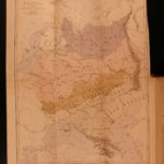 1877 1ed Russia by Wallace Railroads Orthodox Socialism Crimean War MAPS Teuton