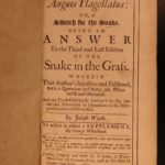 1699 1ed Anguis Flagellatus Foxonian QUAKERS Joseph Wyeth George Whitehead