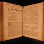 1680 Edward Coke Reports ENGLISH LAW Judicial Court Cases England HUGE FOLIO