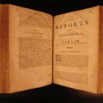 1680 Edward Coke Reports ENGLISH LAW Judicial Court Cases England HUGE FOLIO