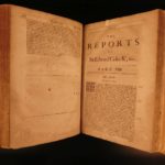 1680 Edward Coke Reports ENGLISH LAW Judicial Court Cases England HUGE FOLIO