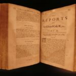 1680 Edward Coke Reports ENGLISH LAW Judicial Court Cases England HUGE FOLIO