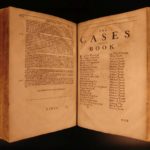 1680 Edward Coke Reports ENGLISH LAW Judicial Court Cases England HUGE FOLIO